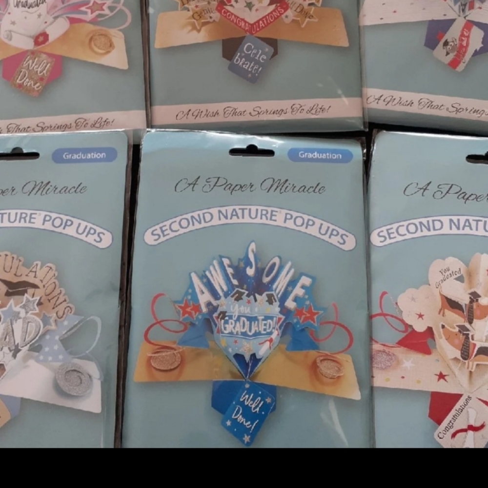 New pop up graduation cards